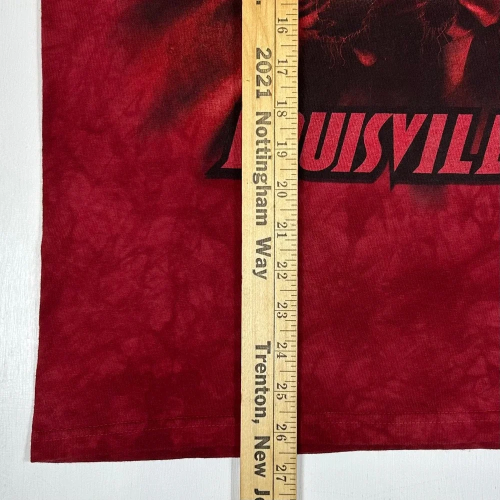 The Mountain Louisville Cardinals Kids Tie Dye Basketball Graphic T-Shirt XL
